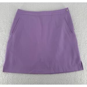 EP Pro Purple Button Detail Side Pockets Golf Skirt Skort Womens Size‎ 10